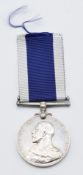 Royal Navy George V Long Service and Good Conduct Medal named to 36366 G W Mardell, HMS Pembroke,