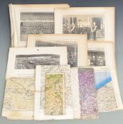 Six black and white photographs of the Northamptonshire Regiment, Silver Jubilee 1953, K Company,