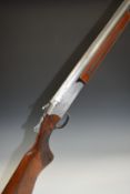 Winchester-Western Cooey Model 840 12 bore single barrelled shotgun with named lock, chequered