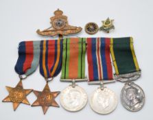 British Army Royal Artillery WW2 medals comprising 1939-1945 Star, Burma Star, Defence Medal, War
