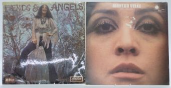Martha Velez - Fiends And Angels Again (7-63867) record appears VG with sticker damage to cover,