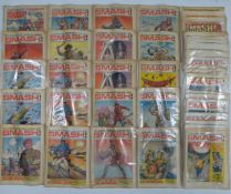 Over 50 Smash comic books dating from 1968-70.