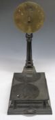 Salter No 111T spring balance platform scales, to weigh 100lb, with possible railway inventory