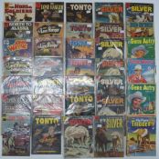 Forty Dell, WDL and similar Western comic books including John Wayne, The Lone Ranger etc.