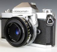 Nikon Nikkormat FT2 SLR camera with 45mm 1:2.8 lens