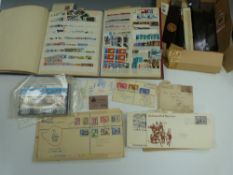 Two stockbooks of mainly Commonwealth stamps Victoria-QEII and GB used and mint, including blocks,1d