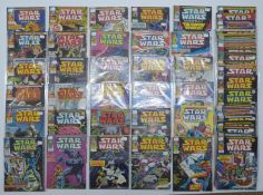 Fifty Marvel Star Wars Weekly comic books dating from 1978-79.