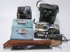 Sigma 70-300mm lens to suit Canon AF SLR camera, two Canon Ixus 850IS digital cameras etc