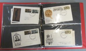 An album of GB covers 1954-65 to include QEII Wildings and range of commemorative covers including
