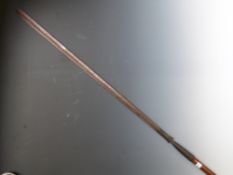 African tribal Masai lion spear, probably c1920-30s, L195cm