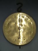 Large Salter circular spring balance No55, to weight 500lb, diameter 41cm