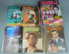 Sixty issues of Record Collector magazine including 1st issue from March 1980, unbroken run from