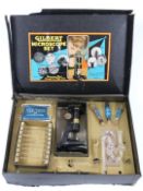 The A C Gilbert Co Gilbert Microscope Set, in original box.