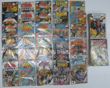 Eighty-eight Teen Titans comic books including a run of 53 from the second series as well as first