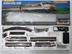 Hornby 00 gauge model railway Intercity 225 train set, R.696, in original box.