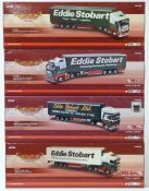 Four Corgi Hauliers of Renown Eddie Stobart 1:50 scale limited edition diecast model lorries, two