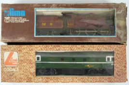 Two Lima 0 gauge model railway locomotives LMS 0-6-0 4683 6534 and BR BO-BO diesel D6506 6576,