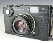Leica CL 35mm camera, serial number 1330915, with Summicron-C 1:2/40 lens serial number 2708564,
