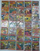 Forty-one Super Detective Library comic books numbered between 25 and 169.