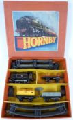 Hornby 0 gauge Tank Goods train set with clockwork BR 0-6-0 82011 locomotive, No.45, in original