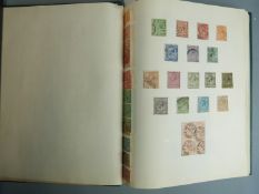 Simplex album of Great Britain, Commonwealth and European stamps, Victoria - QEII mint and used,