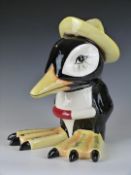 Lorna Bailey limited edition 1/100 large bird figurine, H29cm