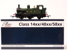 Hatton's 00 gauge model railway GWR 14xx tank locomotive, in original box.