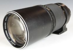 Olympus OM-system Zuiko Auto-T 300mm 1:4.5 camera lens in original carry case