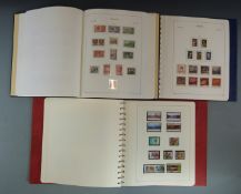 Three KA-BE Australia stamp albums, Victoria-QEII