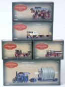 Five Corgi Vintage Glory of Steam 1:50 scale limited edition diecast model vehicles Pickfords John