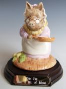 Beswick Beatrix Potter limited edition figure This Pig Had A Piece Of Meat, numbered 123 to base,
