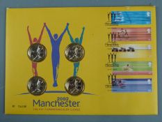 A 2002 Manchester Commonwealth Games coin/ stamp cover