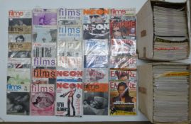 Over 150 film related magazines including SFX, Empire, Neon, Films and Filming etc.