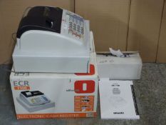 Olivetti ECR 7100 shop or cash till, in original box with till rolls