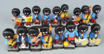 Golly band members and footballer, 17 in total