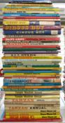 Fifty TV related annuals including Chips, Camberwick Green, Dad's Army, Tarzan, Temple Huston etc.