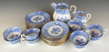 Approximately 32 pieces of Spode tea ware decorated in the Camilla pattern