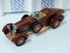 Franklin Mint 1:24 scale diecast model 1924 Hispano-Suiza Type H6C Tulipwood Speedster, in