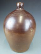 Stoneware jar J Shipton, Cheltenham, H45cm