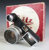 Leitz Canada Summicron 1:2/35 camera lens with goggles, to suit Leica M3, in Leitz Summaron box
