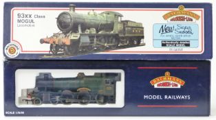 Two Bachmann 00 gauge model railway GWR locomotives, comprising Lechlade Manor and 93xx mogul,