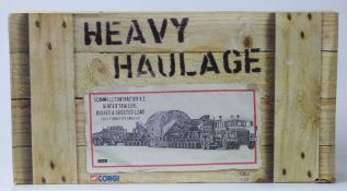 Corgi Heavy Haulage limited edition 1:50 scale diecast model set, Eddie Stobart & Scammell