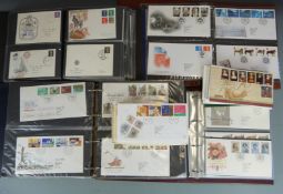 A quantity of GB first day covers, loose and in albums