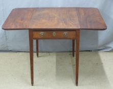 A 19thC mahogany Pembroke table, W81 x H68cm