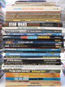 Forty-five Dr Who and Star Wars related annuals comprising 27 Dr Who and 18 Star Wars.