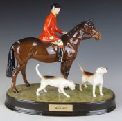 Beswick huntsman and hounds figure Tally-Ho, H24cm