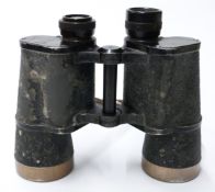 Ernst Leitz WWII Nazi German 10x50 Dienstglas binoculars, marked beh and numbered 442711