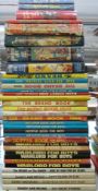 Thirty-three DC Thompson annuals including Adventure Annuals, Hotspur, Beano, Dandy etc.