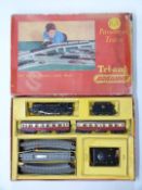 Tri-ang 00 gauge model railway passenger train set, R1X, in original box.