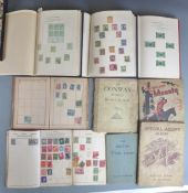 Various albums of Great Britain, Commonwealth and foreign stamps, the GB stamps including Edward VII